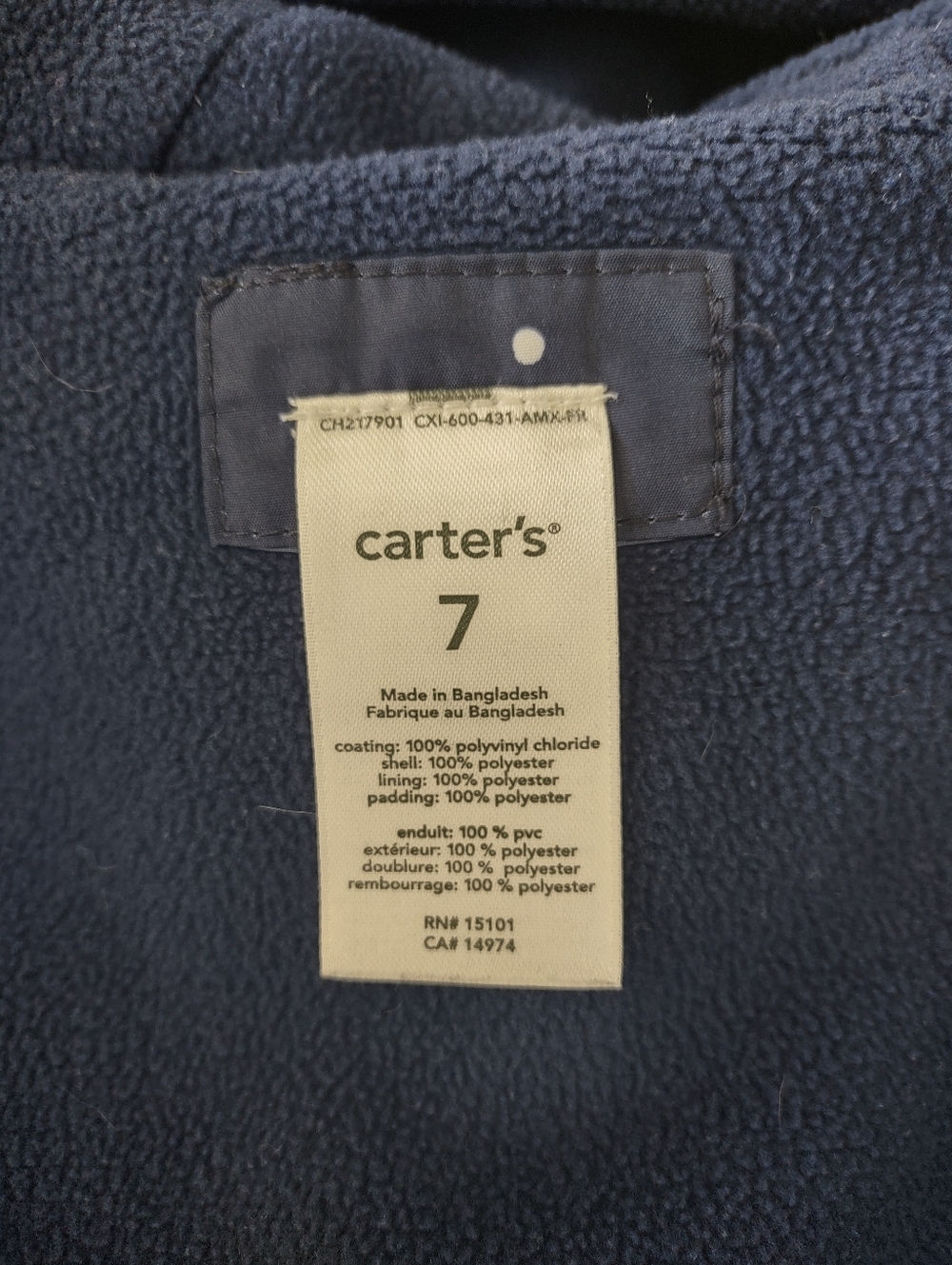 Carter's Girls Spring Jacket Size 7 - Picture 4 of 5